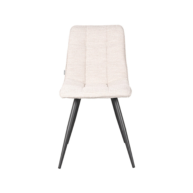 Eetkamerstoel Jelt Naturel Boucle 45x56x84 cm-Eetkamerstoelen-LABEL51