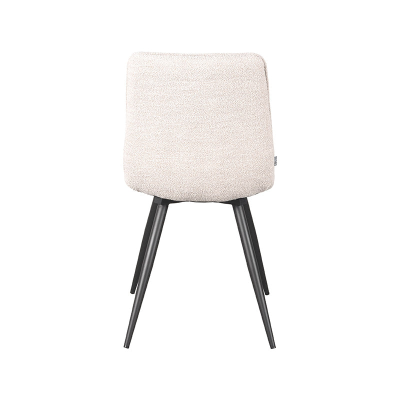 Eetkamerstoel Jelt Naturel Boucle 45x56x84 cm-Eetkamerstoelen-LABEL51