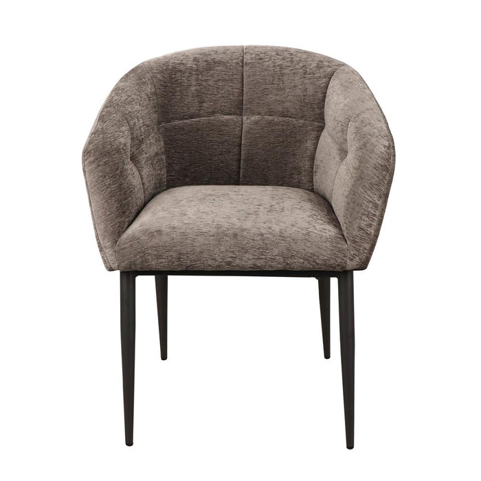 Eetkamerstoel Jeno Donkergrijs-Eetkamerstoelen-PTMD