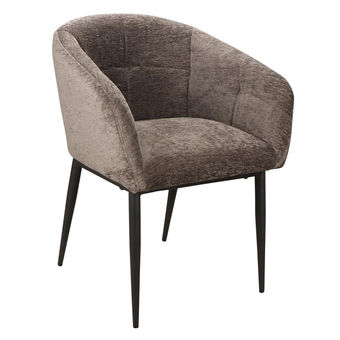 Eetkamerstoel Jeno Donkergrijs-Eetkamerstoelen-PTMD