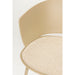 Eetkamerstoel Jessica Polyester Beige 54.5x59 cm-Eetkamerstoelen-Creating Home