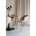 Eetkamerstoel Jessica Polyester Beige 54.5x59 cm