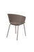 Eetkamerstoel Jessica Polyester Grijs 54.5x59 cm-Eetkamerstoelen-Creating Home