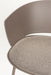 Eetkamerstoel Jessica Polyester Grijs 54.5x59 cm-Eetkamerstoelen-Creating Home