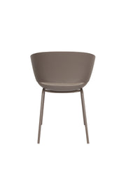 Eetkamerstoel Jessica Polyester Grijs 54.5x59 cm-Eetkamerstoelen-Creating Home