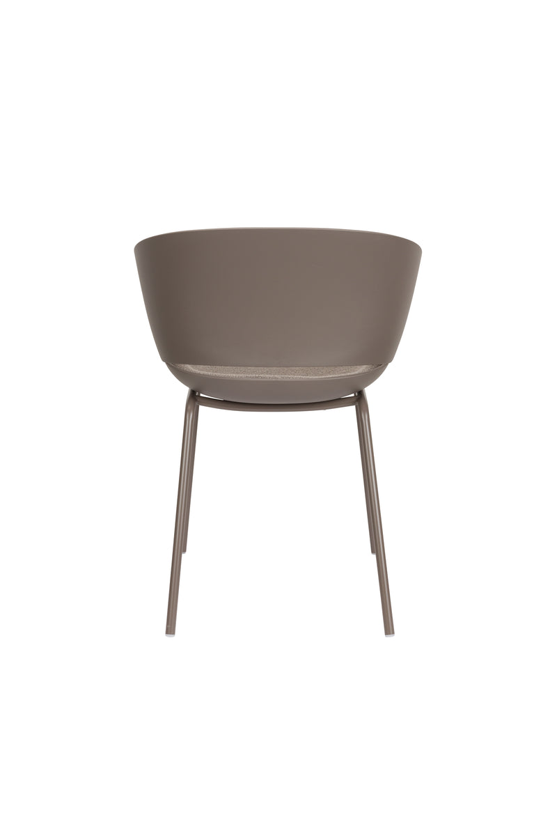 Eetkamerstoel Jessica Polyester Grijs 54.5x59 cm-Eetkamerstoelen-Creating Home