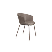 Eetkamerstoel Jessica Polyester Grijs 54.5x59 cm-Eetkamerstoelen-Creating Home