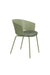 Eetkamerstoel Jessica Polyester Groen 54.5x59 cm-Eetkamerstoelen-Creating Home