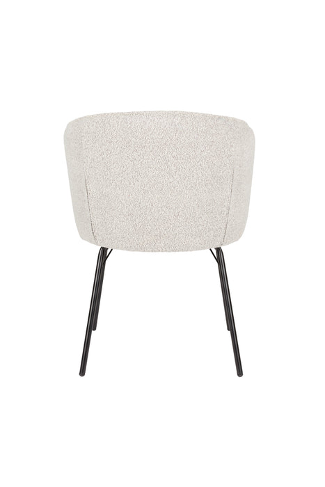 Eetkamerstoel Joa Polyester Beige 60x59.5 cm