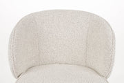 Eetkamerstoel Joa Polyester Beige 60x59.5 cm-Eetkamerstoelen-Creating Home