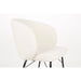 Eetkamerstoel Joa Polyester Wit 60x59.5 cm-Eetkamerstoelen-Creating Home
