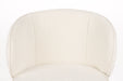 Eetkamerstoel Joa Polyester Wit 60x59.5 cm-Fauteuils-Creating Home