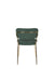 Eetkamerstoel Jolien Goud/dark Nylon en polyester Groen 56x48 cm-Fauteuils-Creating Home