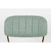 Eetkamerstoel Jolien Goud/light Nylon en polyester Groen 56x48 cm-Eetkamerstoelen-Creating Home