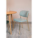 Eetkamerstoel Jolien Goud/light Nylon en polyester Groen 56x48 cm-Eetkamerstoelen-Creating Home