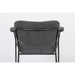 Eetkamerstoel Jolien Nylon en polyester Donkergrijs 56x61 cm-Eetkamerstoelen-Creating Home