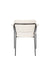 Eetkamerstoel Jolien Zwart/bouclã© Stof Wit 56x61 cm-Eetkamerstoelen-Creating Home