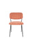 Eetkamerstoel Jolien Zwart/pink Fr Polyester Roze 56x48 cm-Fauteuils-Creating Home