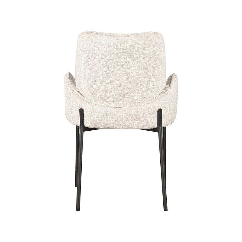 Eetkamerstoel Joni Creme Elegance 55x60x86 cm-Eetkamerstoelen-LABEL51