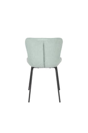 Eetkamerstoel Junzo Rib Light Corduroy Groen 56x48 cm-Eetkamerstoelen-Creating Home