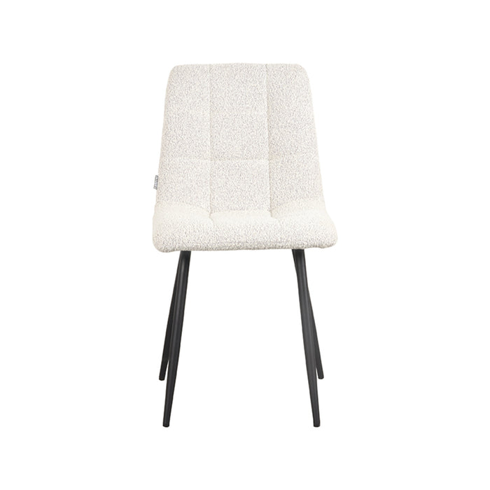 Eetkamerstoel Juul - Champagne - Boucle-Eetkamerstoelen-LABEL51