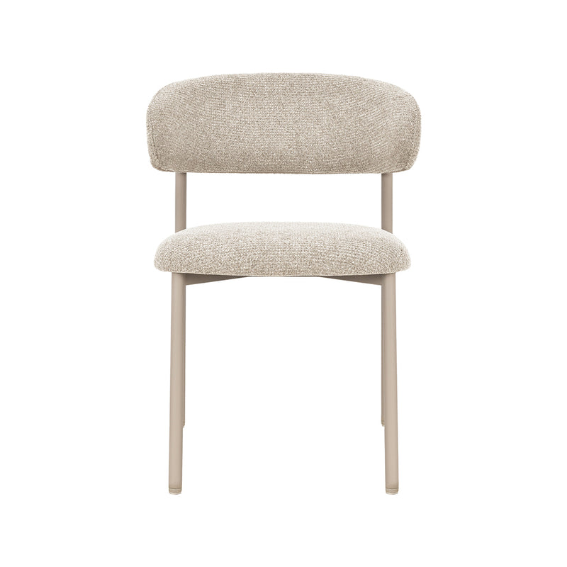 Eetkamerstoel Kaito Geweven Beige 55x57x80 cm-Eetkamerstoelen-LABEL51