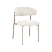 Eetkamerstoel Kaito Geweven Beige 55x57x80 cm-Eetkamerstoelen-LABEL51