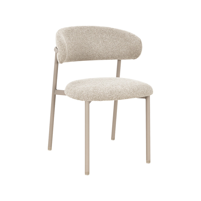 Eetkamerstoel Kaito Geweven Beige 55x57x80 cm-Eetkamerstoelen-LABEL51