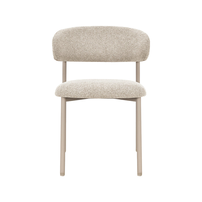 LABEL51 Eetkamerstoel Kaito Stof Beige-Eetkamerstoelen-LABEL51