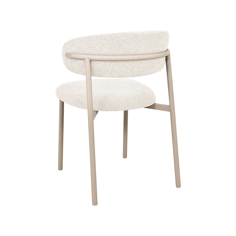 Eetkamerstoel Kaito Stof Naturel 55x57x80 cm-Eetkamerstoelen-LABEL51