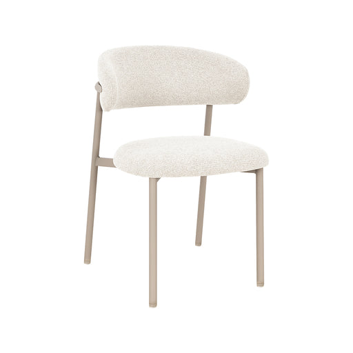 Eetkamerstoel Kaito Stof Naturel 55x57x80 cm-Eetkamerstoelen-LABEL51