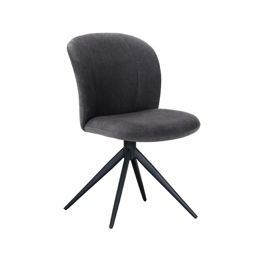 Eetkamerstoel Kimo - Antraciet - Cosmo - Draaibaar-Eetkamerstoelen-LABEL51