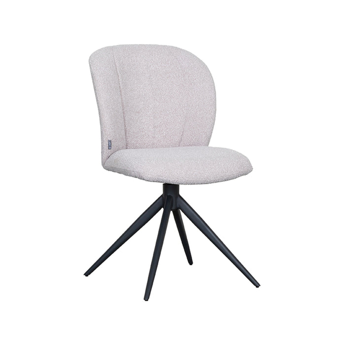 Eetkamerstoel Kimo Boucle Naturel 50 cm-Eetkamerstoelen-LABEL51