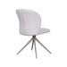Eetkamerstoel Kimo - Naturel - Boucle - Taupe Metalen Frame-Eetkamerstoelen-LABEL51