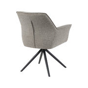 Eetkamerstoel Kimora Mushroom Royal Boucle Draaibaar 65x66x86 cm-Eetkamerstoelen-LABEL51
