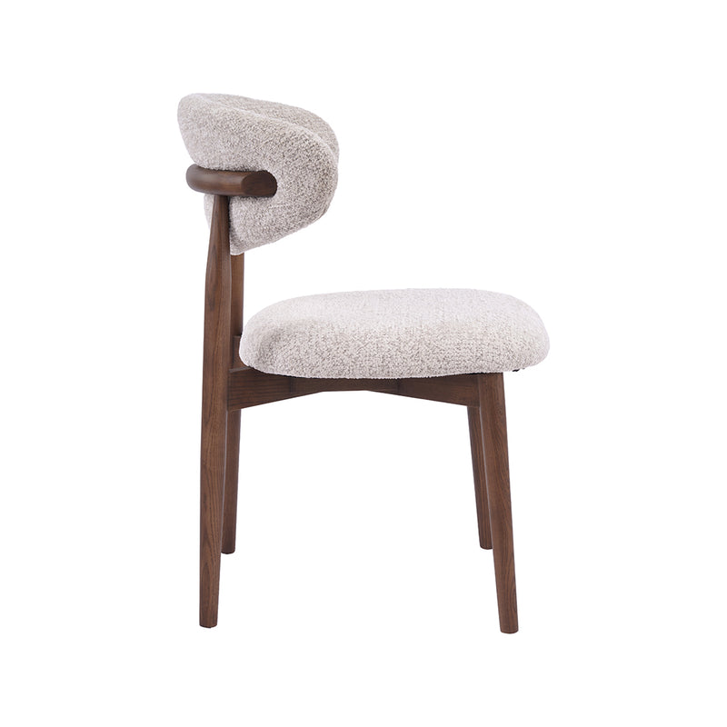 Eetkamerstoel Kyoto Geweven Beige 58x56x81 cm-Eetkamerstoelen-LABEL51