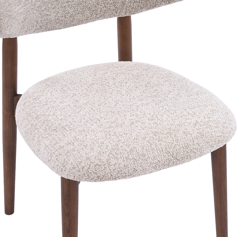 Eetkamerstoel Kyoto Geweven Beige 58x56x81 cm-Eetkamerstoelen-LABEL51