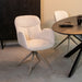 Eetkamerstoel Lasse - Naturel - Canyon - Taupe Metalen Frame-Eetkamerstoelen-LABEL51