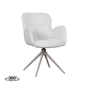 Eetkamerstoel Lasse Naturel Canyon Taupe Metalen Frame-Eetkamerstoelen-LABEL51