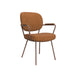 Eetkamerstoel Lausanne - Coral - Royal Boucle - Coral Metalen-Eetkamerstoelen-LABEL51