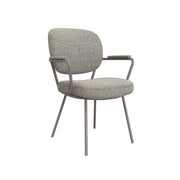 Eetkamerstoel Lausanne Mushroom Royal Boucle Brons 61x64x89 cm-Eetkamerstoelen-LABEL51