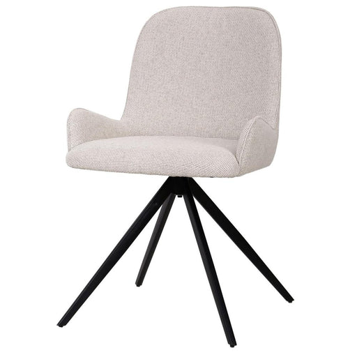 Eetkamerstoel Leander Polyester Crème 719896-PTMD