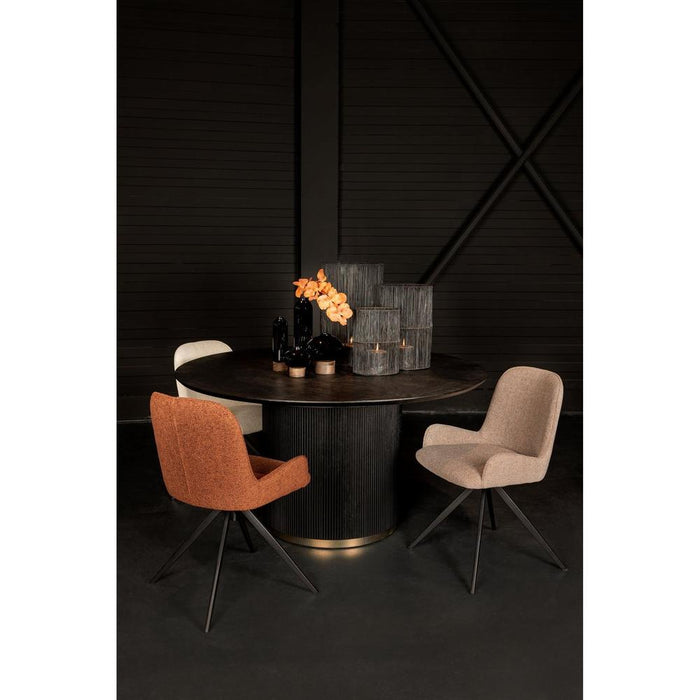 Eetkamerstoel Leander Polyester Crème 719897-PTMD