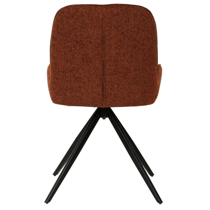 Eetkamerstoel Leander Polyester Crème 719898-Eetkamerstoelen-PTMD