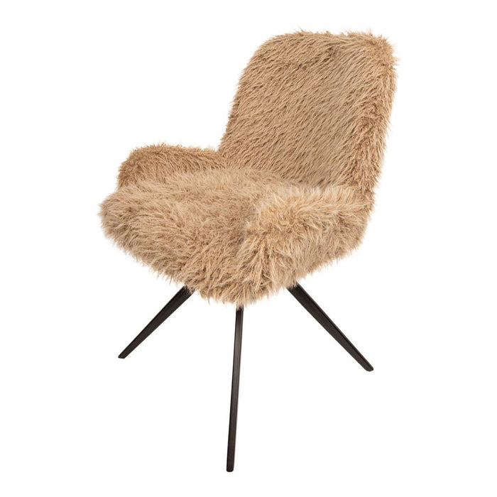 Eetkamerstoel Leander Polyester Crème 724888-PTMD