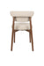 Eetkamerstoel Lee Polyester Beige 57x46 cm-Eetkamerstoelen-Creating Home
