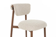 Eetkamerstoel Lee Polyester Beige 57x46 cm-Eetkamerstoelen-Creating Home