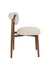 Eetkamerstoel Lee Polyester Beige 57x46 cm-Eetkamerstoelen-Creating Home