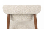 Eetkamerstoel Lee Polyester Beige 57x46 cm-Eetkamerstoelen-Creating Home