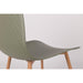 Eetkamerstoel Leon Polypropyleen Groen 49x44.5 cm-Eetkamerstoelen-Creating Home